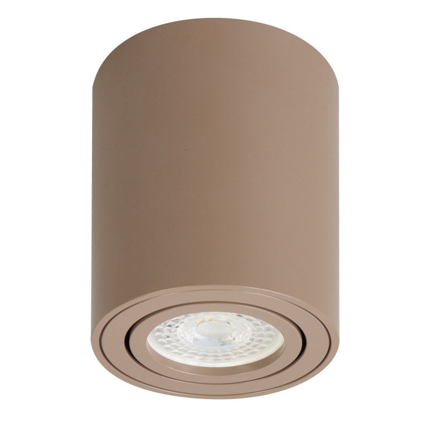 Brilagi - LED RGBW dæmpbar spotlampe MIA 1xGU10/4,8W/230V 3000K 100x80 mm beige + fjernbetjening