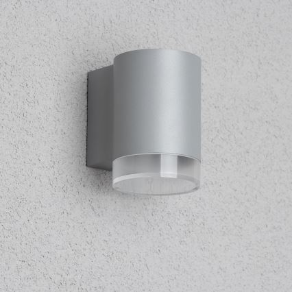 Brilagi - LED RGBW dæmpbar udendørs væglampe MATERA 1xGU10/4,8W/230V 3000K IP54 grå + fjernbetjening