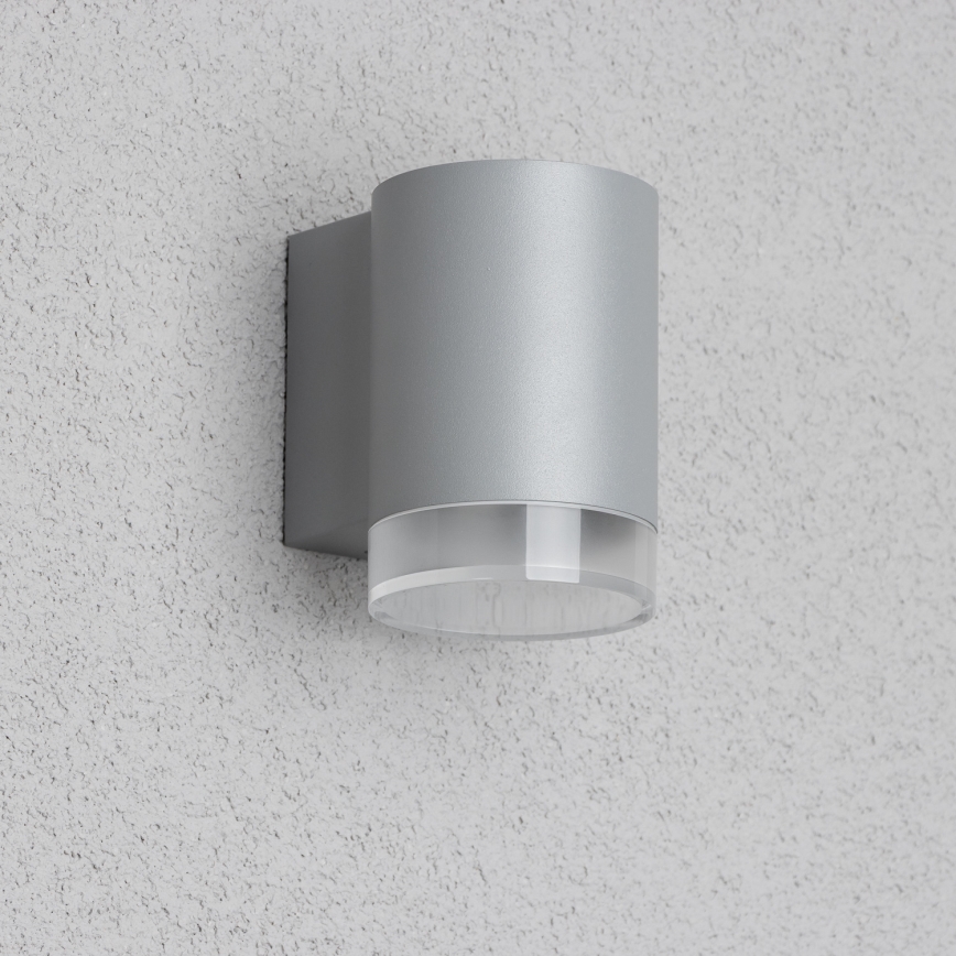 Brilagi - LED RGBW dæmpbar udendørs væglampe MATERA 1xGU10/4,8W/230V 3000K IP54 grå + fjernbetjening