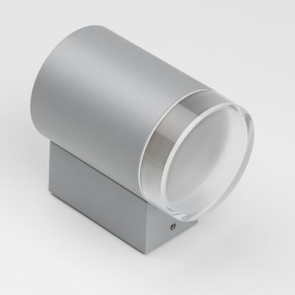 Brilagi - LED RGBW dæmpbar udendørs væglampe MATERA 1xGU10/4,8W/230V 3000K IP54 grå + fjernbetjening