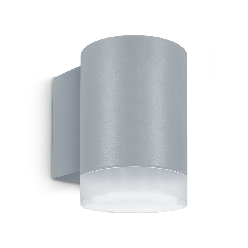 Brilagi - LED RGBW dæmpbar udendørs væglampe MATERA 1xGU10/4,8W/230V 3000K IP54 grå + fjernbetjening