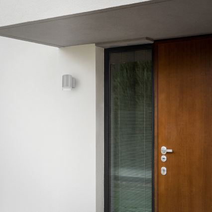 Brilagi - LED RGBW dæmpbar udendørs væglampe MATERA 1xGU10/4,8W/230V 3000K IP54 grå + fjernbetjening