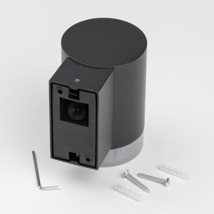 Brilagi - LED RGBW dæmpbar udendørs væglampe MATERA 1x GU10/4,8W/230V 3000K IP54 sort + fjernbetjening