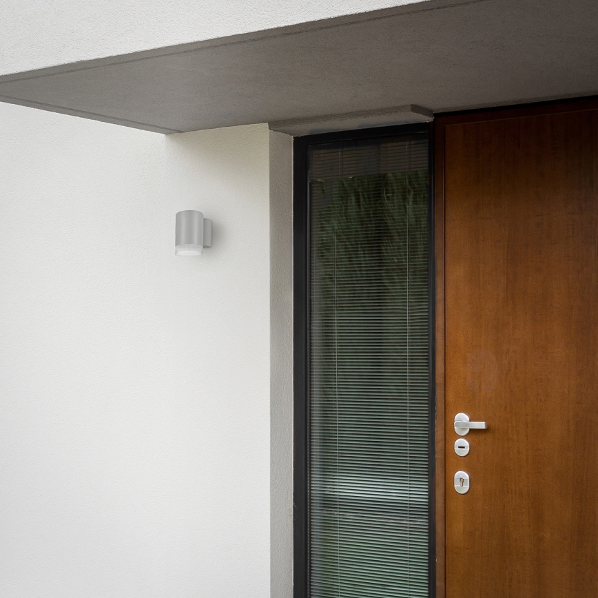 Brilagi - LED RGBW dæmpbar udendørs væglampe MATERA 1xGU10/6W/230V 3000K IP54 grå + fjernbetjening