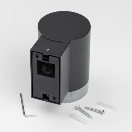 Brilagi - LED RGBW dæmpbar udendørs væglampe MATERA 1x GU10/6W/230V 3000K IP54 sort + fjernbetjening