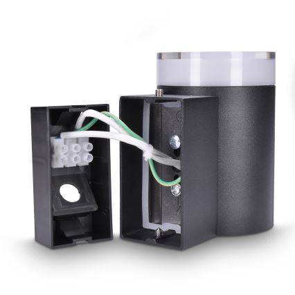 Brilagi - LED RGBW dæmpbar udendørs væglampe MATERA 1x GU10/6W/230V 3000K IP54 sort + fjernbetjening