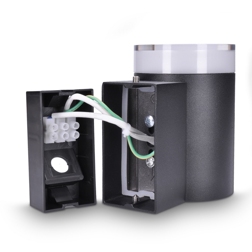 Brilagi - LED RGBW dæmpbar udendørs væglampe MATERA 1x GU10/6W/230V 3000K IP54 sort + fjernbetjening