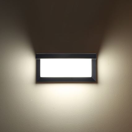 Brilagi - LED RGBW dæmpbar udendørs vægarmatur BRICKY 1xE27/15W/230V 2700-6500K antracit IP54