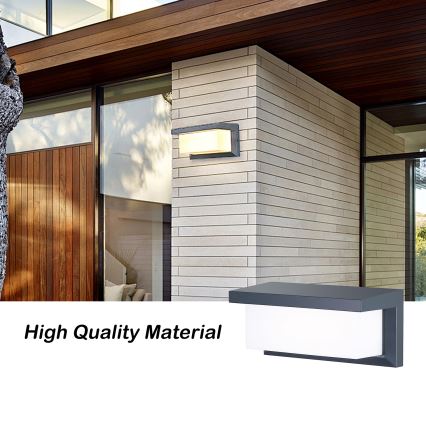 Brilagi - LED RGBW dæmpbar udendørs vægarmatur BRICKY 1xE27/15W/230V 2700-6500K antracit IP54