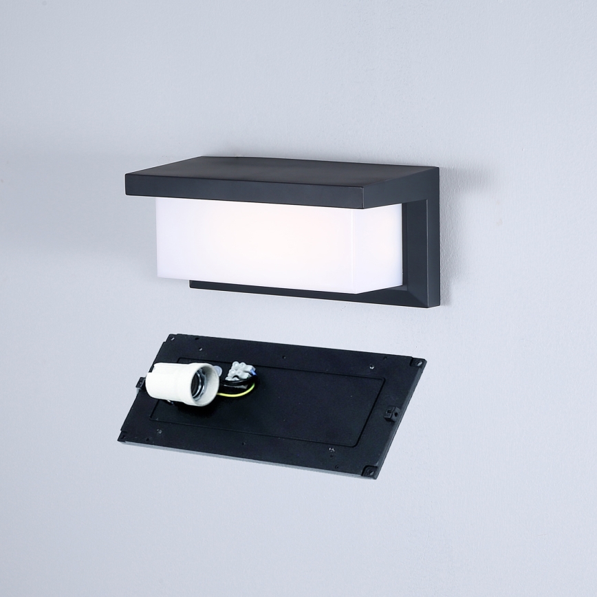 Brilagi - LED RGBW dæmpbar udendørs vægarmatur BRICKY 1xE27/9W/230V 2700-6500K antracit IP54