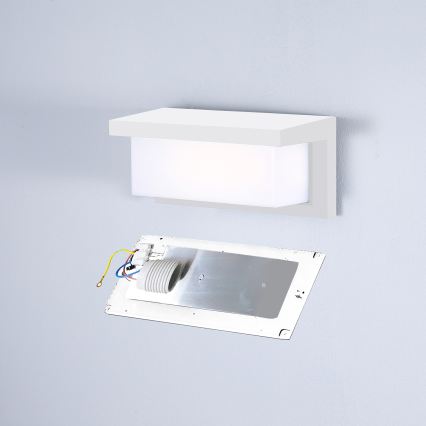 Brilagi - LED RGBW dæmpbar udendørs væglampe BRICKY 1xE27/9W/230V 2700-6500K IP54 hvid