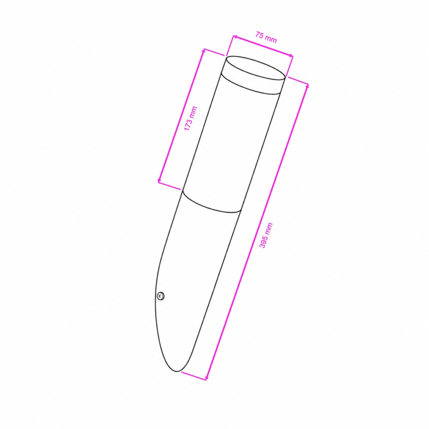 BRILAGI - LED RGBW dæmpbar udendørs væglampe ELIA 1xE27/6,5W/230V 2700-6500K IP44 Wi-Fi antracit