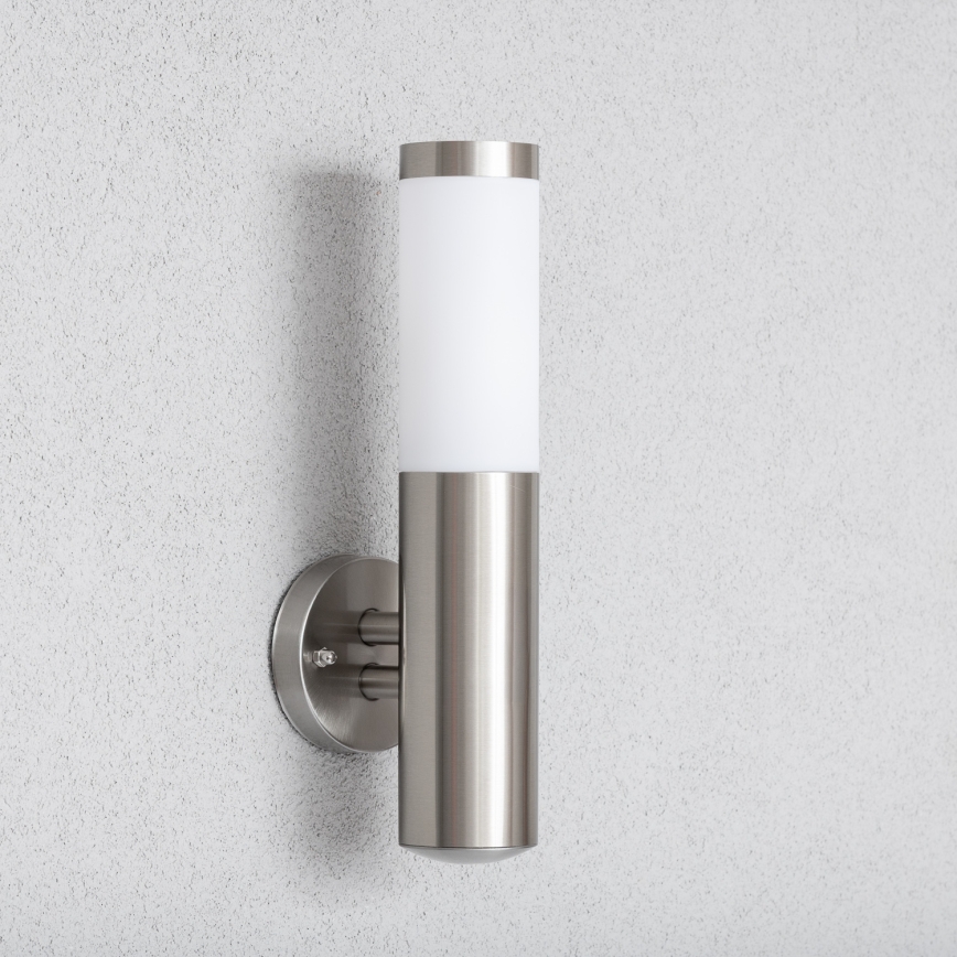 BRILAGI - LED RGBW dæmpbar udendørs væglampe ELIA 1xE27/6,5W/230V 2700-6500K IP44 Wi-Fi mat krom