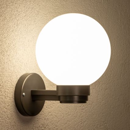 BRILAGI - LED RGBW dæmpbar udendørs væglampe HARBOR 1xE27/12W/230V 2700-6500K IP33 antracit/hvid