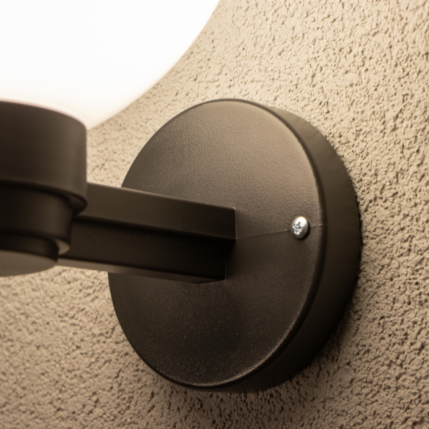 BRILAGI - LED RGBW dæmpbar udendørs væglampe HARBOR 1xE27/12W/230V 2700-6500K IP33 sort/hvid