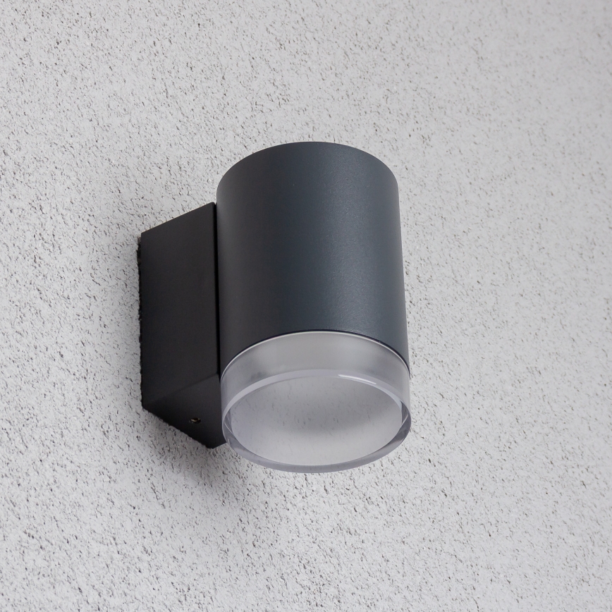 Brilagi - LED RGBW dæmpbar udendørs væglampe MATERA 1xGU10/4,8W/230V 3000K IP54 antracit + fjernbetjening