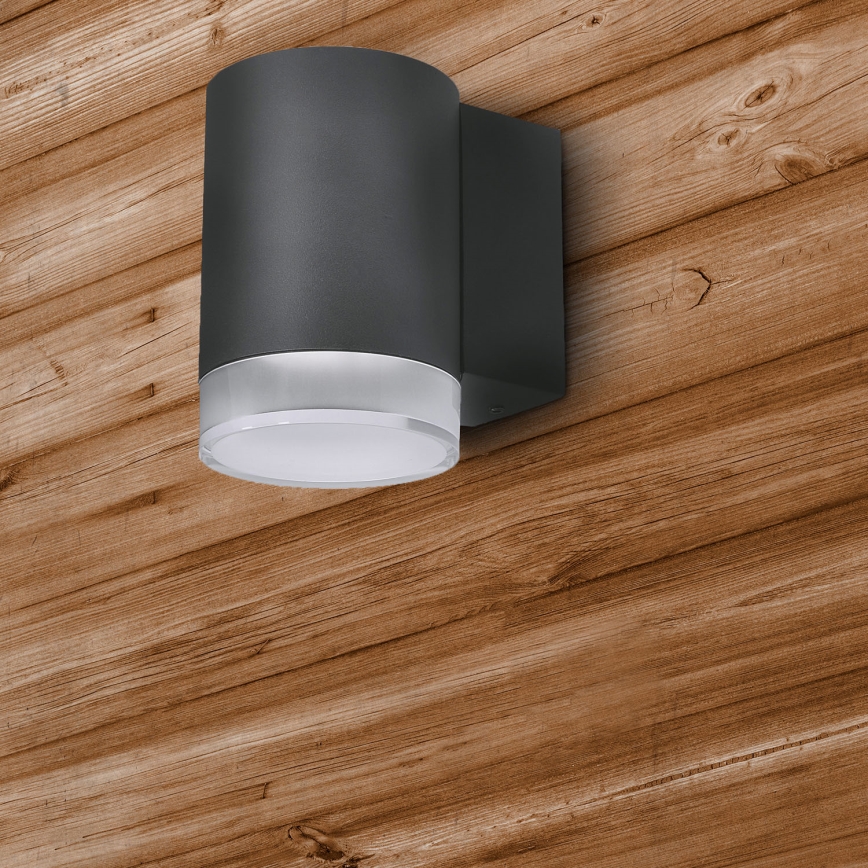 Brilagi - LED RGBW dæmpbar udendørs væglampe MATERA 1xGU10/4,8W/230V 3000K IP54 antracit + fjernbetjening