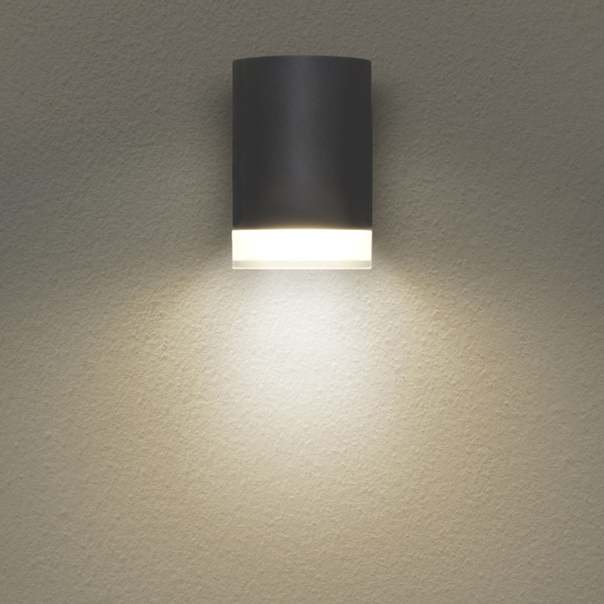 Brilagi - LED RGBW dæmpbar udendørs væglampe MATERA 1xGU10/4,8W/230V 3000K IP54 antracit + fjernbetjening