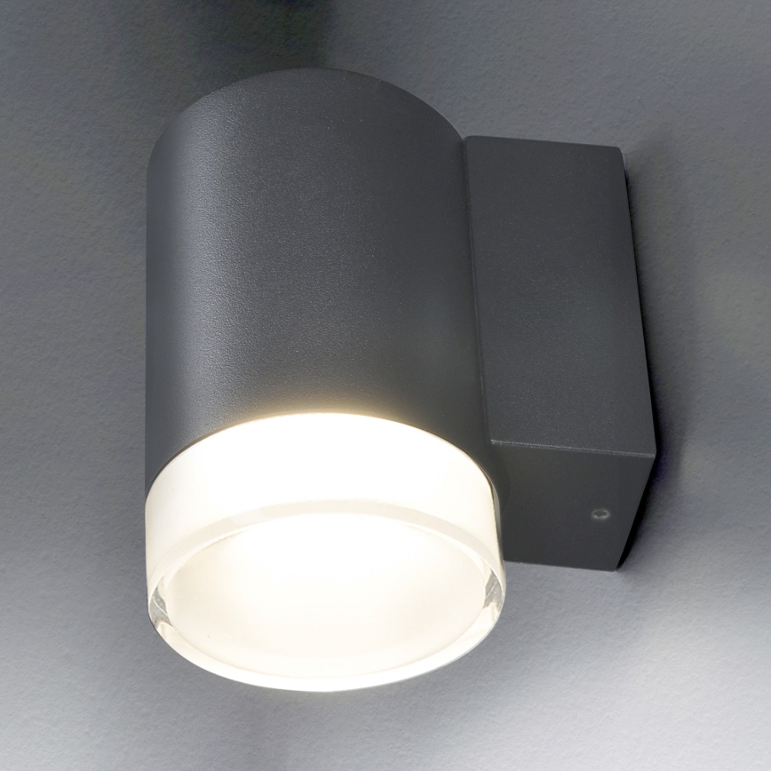 Brilagi - LED RGBW dæmpbar udendørs væglampe MATERA 1xGU10/4,8W/230V 3000K IP54 antracit + fjernbetjening