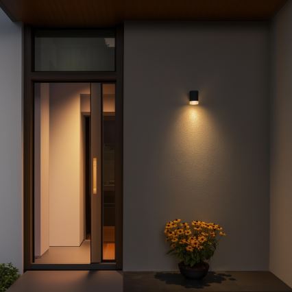 Brilagi - LED RGBW dæmpbar udendørs væglampe MATERA 1xGU10/6W/230V 3000K IP54 antracit + fjernbetjening