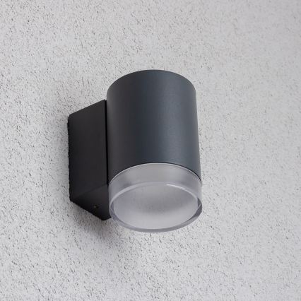 Brilagi - LED RGBW dæmpbar udendørs væglampe MATERA 1xGU10/6W/230V 3000K IP54 antracit + fjernbetjening