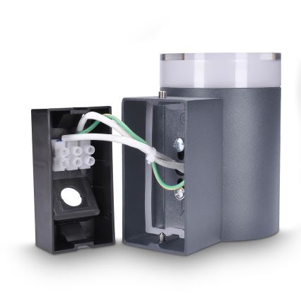 Brilagi - LED RGBW dæmpbar udendørs væglampe MATERA 1xGU10/6W/230V 3000K IP54 antracit + fjernbetjening