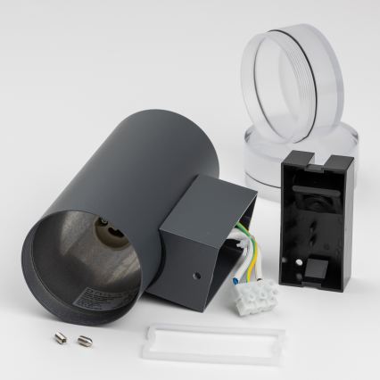 Brilagi - LED RGBW dæmpbar udendørs væglampe MATERA 2xGU10/4,8W/230V 3000K IP54 antracit + fjernbetjening