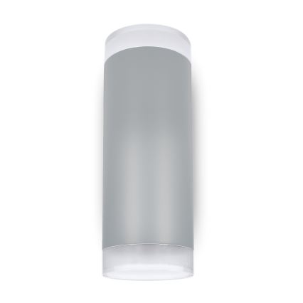 Brilagi - LED RGBW dæmpbar udendørs væglampe MATERA 2xGU10/4,8W/230V 3000K IP54 grå + fjernbetjening