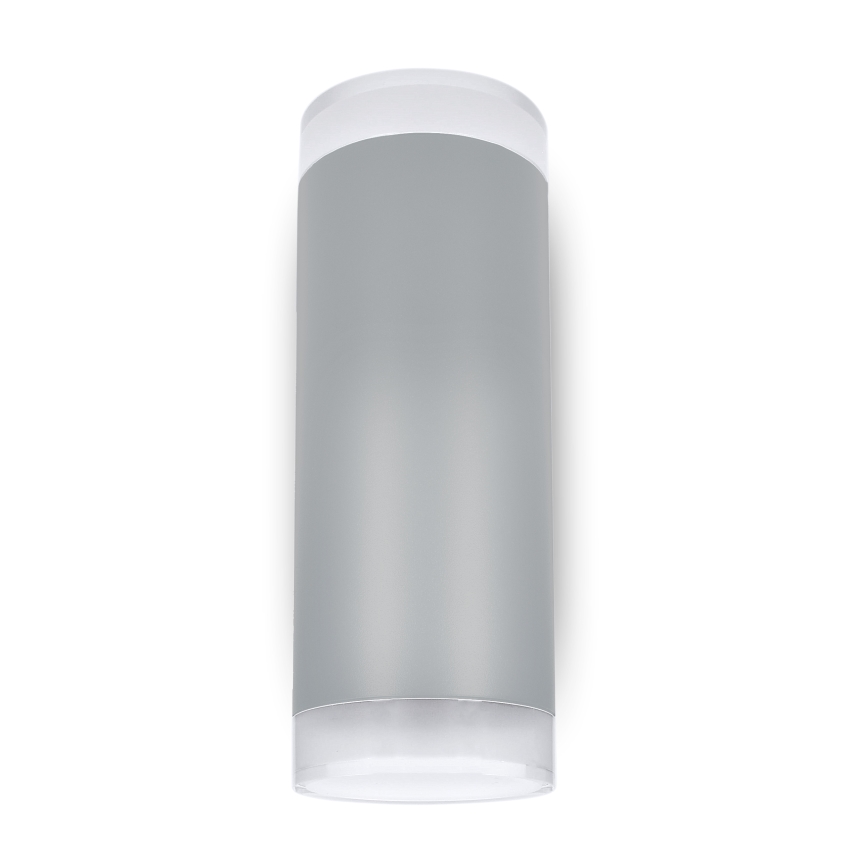 Brilagi - LED RGBW dæmpbar udendørs væglampe MATERA 2xGU10/4,8W/230V 3000K IP54 grå + fjernbetjening