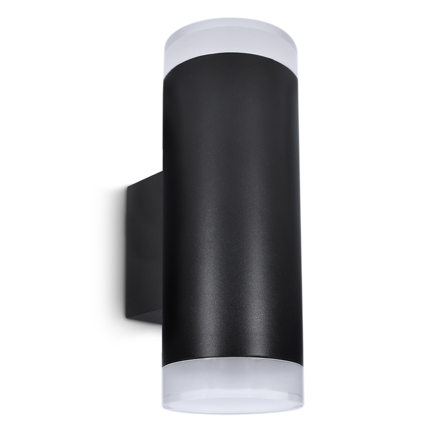 Brilagi - LED RGBW Dæmpbar udendørs væglampe MATERA 2xGU10/4,8W/230V 3000K IP54 sort + fjernbetjening
