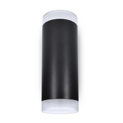 Brilagi - LED RGBW Dæmpbar udendørs væglampe MATERA 2xGU10/4,8W/230V 3000K IP54 sort + fjernbetjening