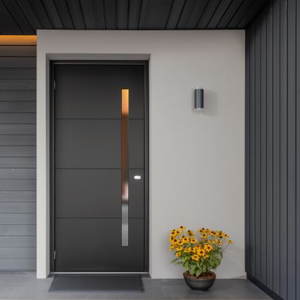 Brilagi - LED RGBW dæmpbar udendørs væglampe MATERA 2xGU10/6W/230V 3000K IP54 antracit + fjernbetjening