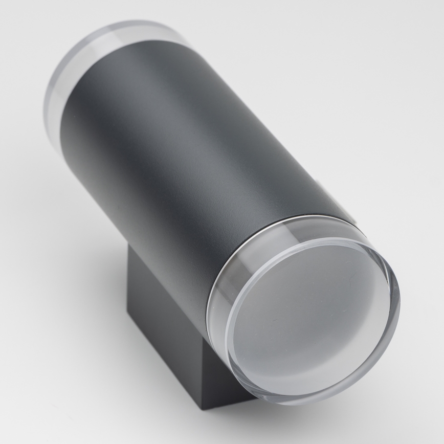 Brilagi - LED RGBW dæmpbar udendørs væglampe MATERA 2xGU10/6W/230V 3000K IP54 antracit + fjernbetjening