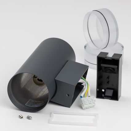 Brilagi - LED RGBW dæmpbar udendørs væglampe MATERA 2xGU10/6W/230V 3000K IP54 antracit + fjernbetjening