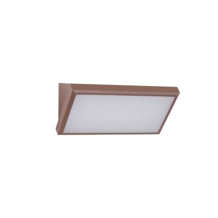 Brilagi - LED RGBW dæmpbar udendørs væglampe TRIANGLE 1xE27/9W/230V 2700-6500K IP65 brun