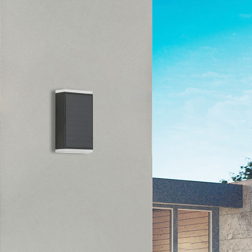 Brilagi - LED Solcelle Væglampe SUN GUARD LED/2W/3,7V 2000 mAh IP45