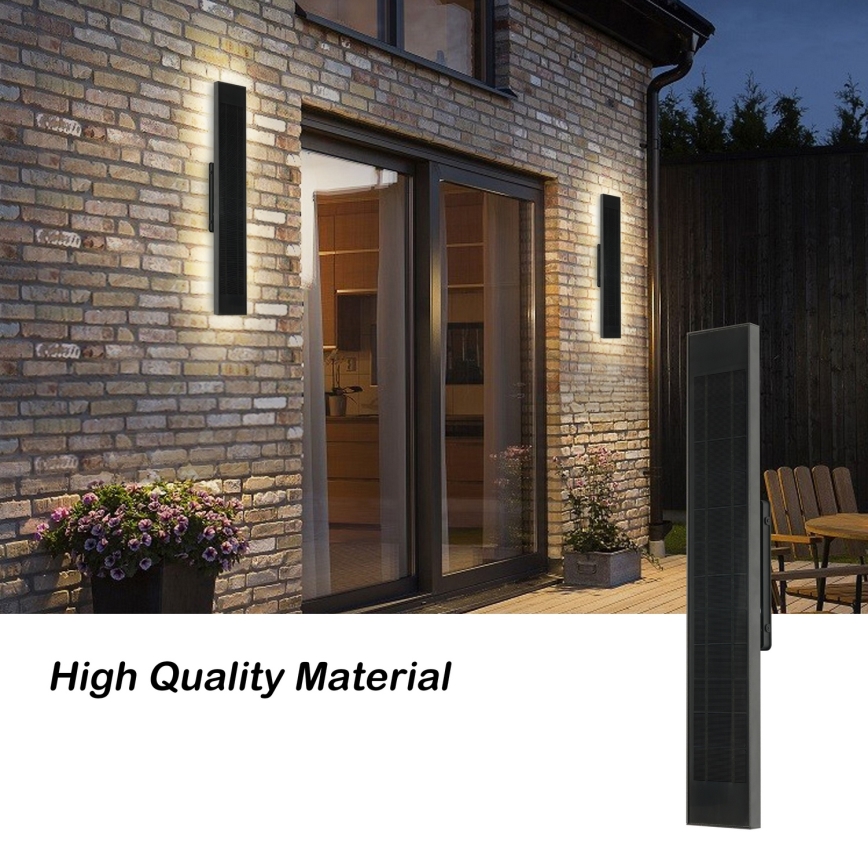 Brilagi - LED dæmpbar solcelle-væglampe SUN LED/4W/3,7V  60 cm 4000 mAh IP44