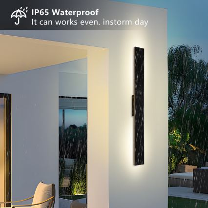 Brilagi - LED Dæmpbar solcelledrevet væglampe SUN LED/5,5W/230V 100 cm 6000 mAh IP44