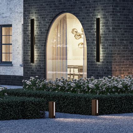 Brilagi - LED-dæmpbar solcellevæglampe SUN LED/5,5W/3,7V 100 cm 6000 mAh IP44