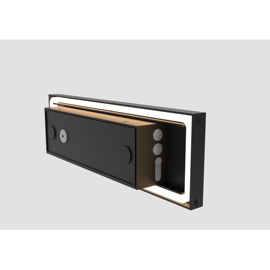 Brilagi - LED-dæmpbar solcelle-væglampe SUN LED/2,5W/3,7V 30 cm 2000 mAh IP44