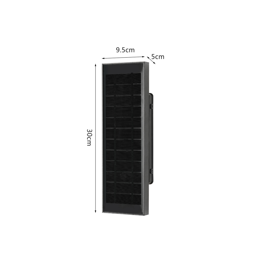 Brilagi - LED-dæmpbar solcelle-væglampe SUN LED/2,5W/3,7V 30 cm 2000 mAh IP44