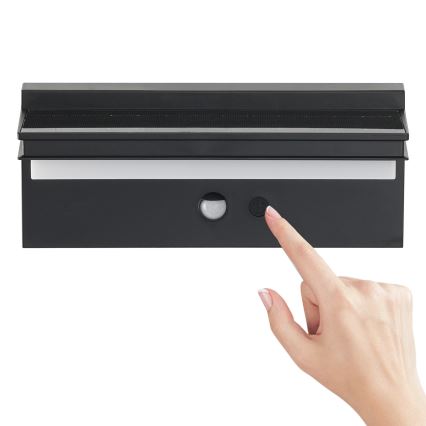 Brilagi - LED solcelle væglampe med sensor SUN SENSE LED/10W/3,7V 4000 mAh IP44