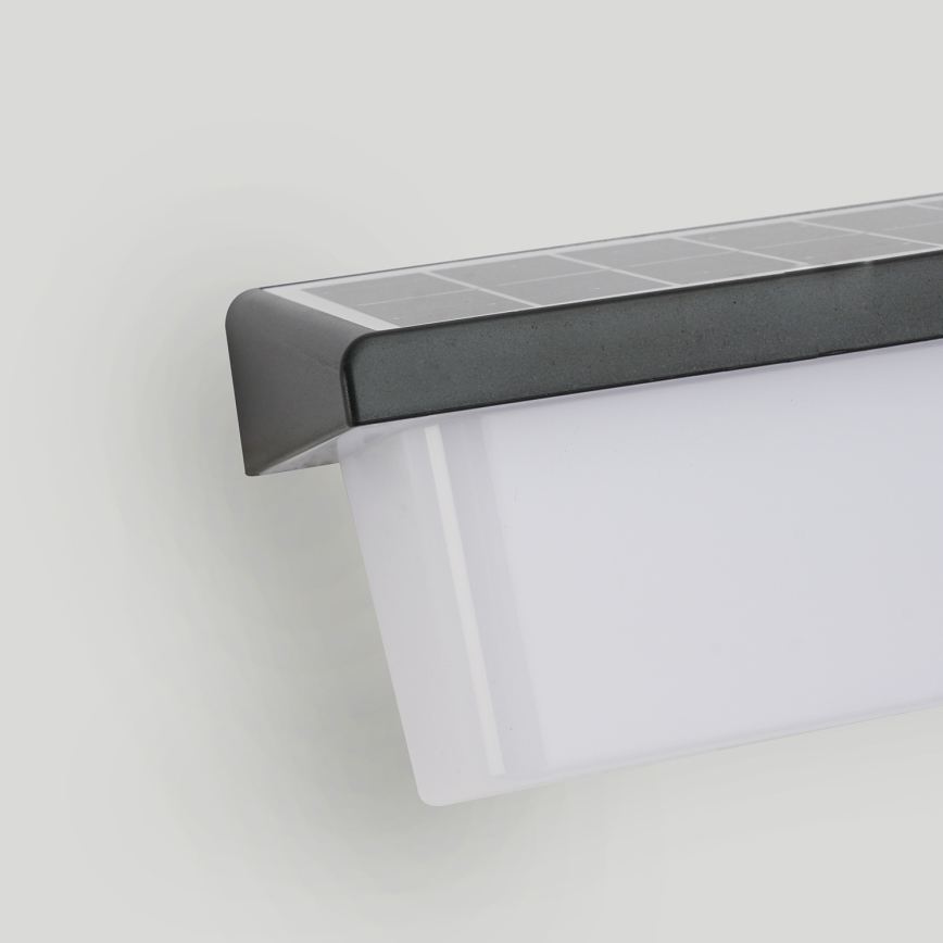 Brilagi - LED solcelle væglampe med sensor SUN RAY LED/6W/3,7V 2200 mAh IP44