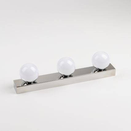 Brilagi - LED belysning til badeværelsesspejl HOLLYWOOD 3xLED/3W/230V 39 cm IP44 højglans krom