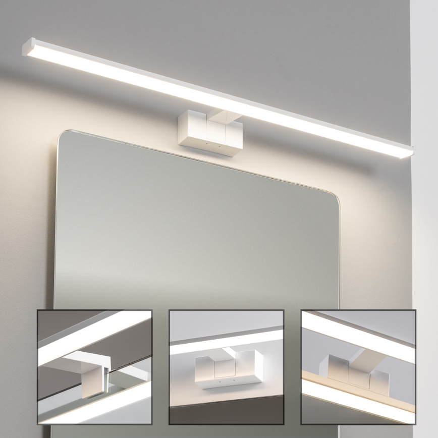 Brilagi - LED-spejlbelysning til badeværelse 3-i-1 VESTRA LED/15W/230V 80 cm IP44 hvid