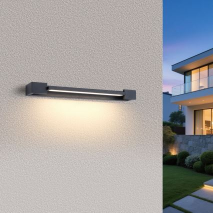 Brilagi - LED-spejlbelysning til badeværelset AQUA LINE LED/12W/230V 45 cm IP44 antracit CRI 90