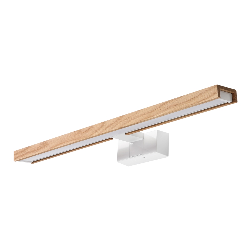 Brilagi - LED-belysning til badeværelsesspejl 3-i-1 WOODY MIRROR LED/12W/230V 60 cm IP44 hvid/eg