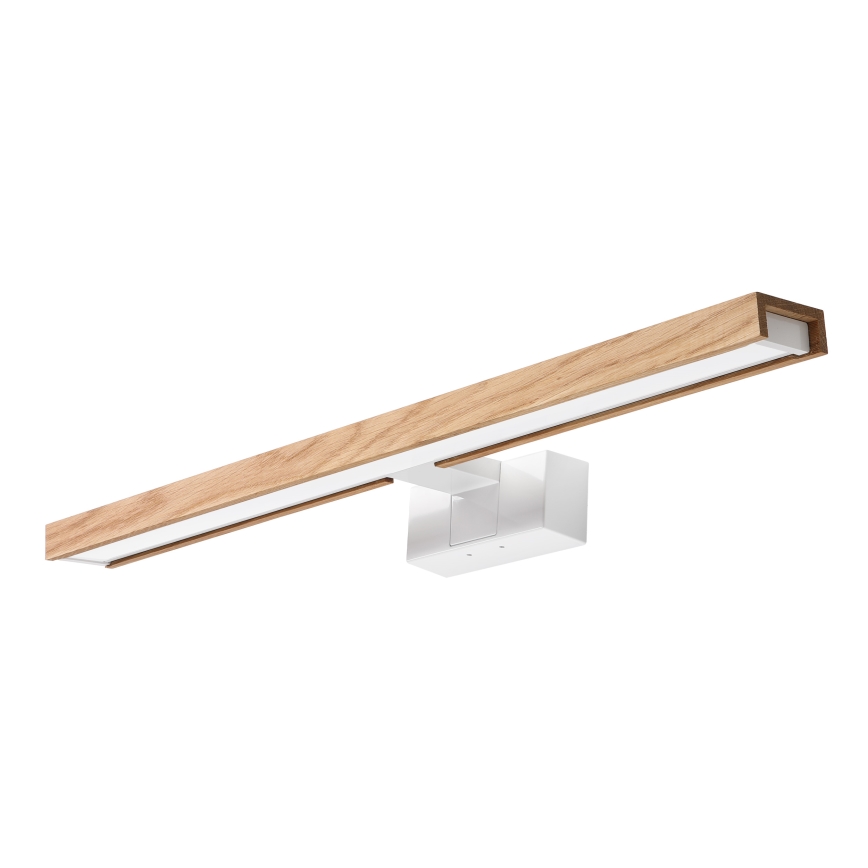 Brilagi - LED-belysning til badeværelsesspejl 3-i-1 WOODY MIRROR LED/12W/230V 60 cm IP44 hvid/eg