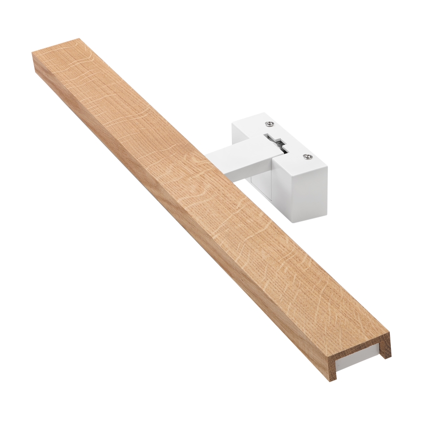Brilagi - LED-belysning til badeværelsesspejl 3-i-1 WOODY MIRROR LED/12W/230V 60 cm IP44 hvid/eg