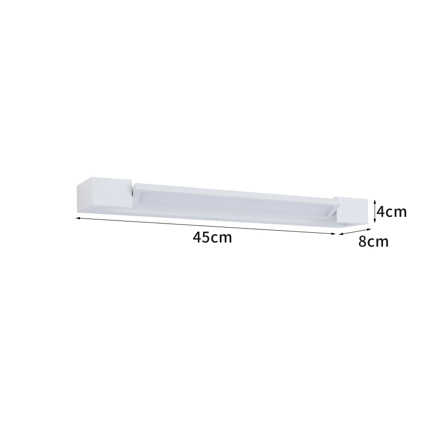 Brilagi - LED-spejlbelysning til badeværelse AQUA LINE LED/12W/230V 45 cm IP44 hvid CRI 90